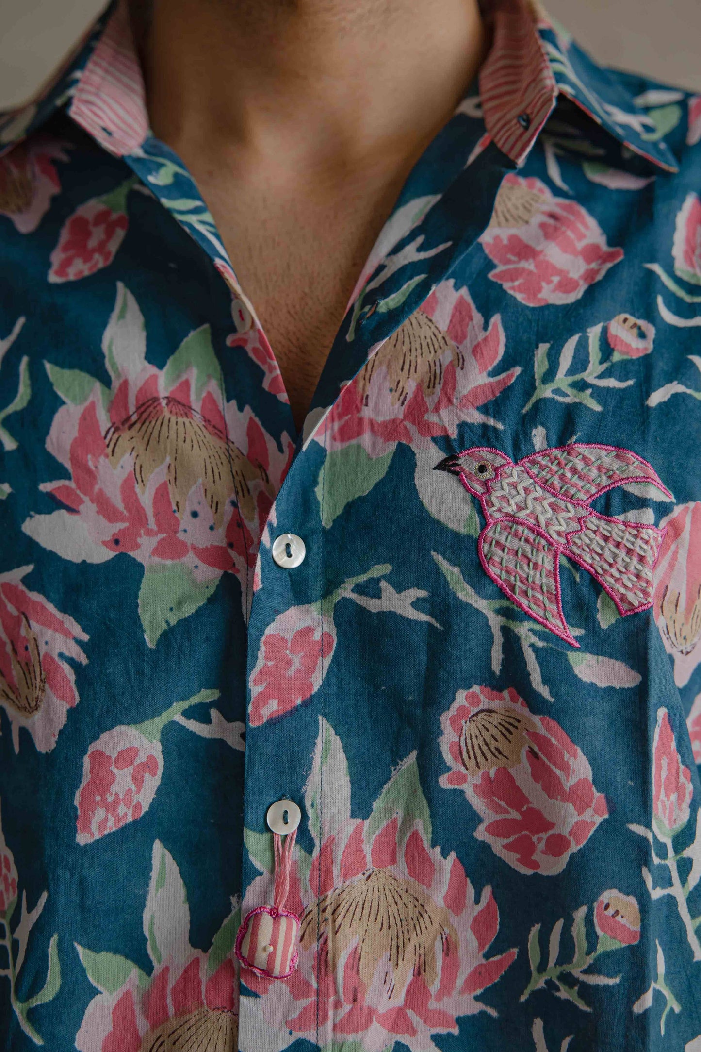 Pichola Handblock Printed Cotton Shirt