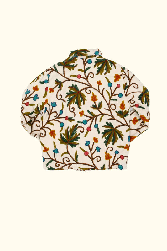 Zeant Hand-Embroidered Cotton Jacket