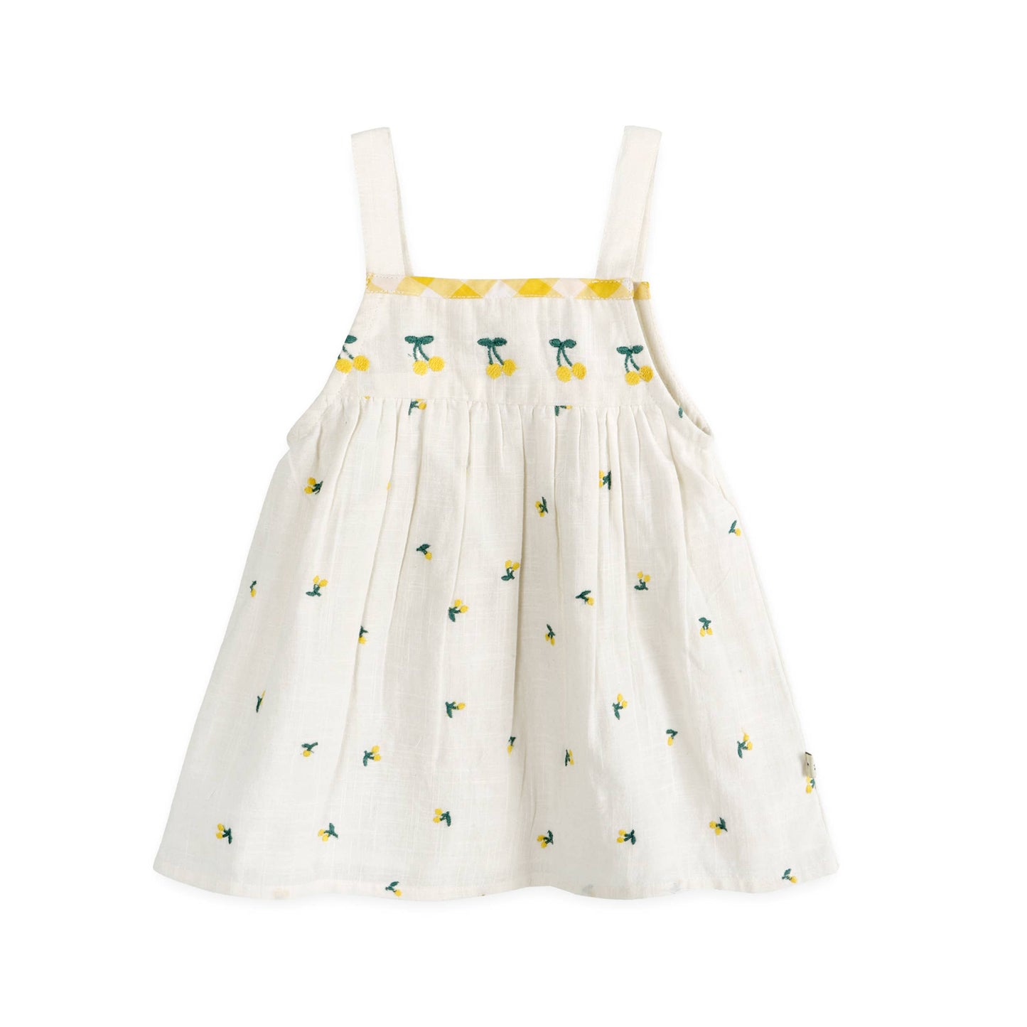 Lulu Embroidered Baby Dress + Bloomer (Organic)