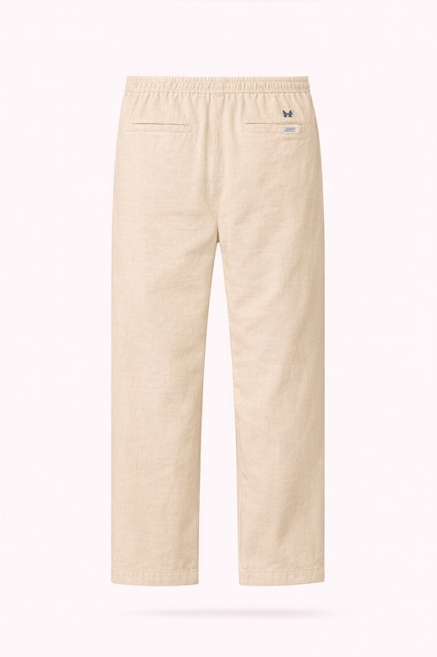 Beige Dobby Pants