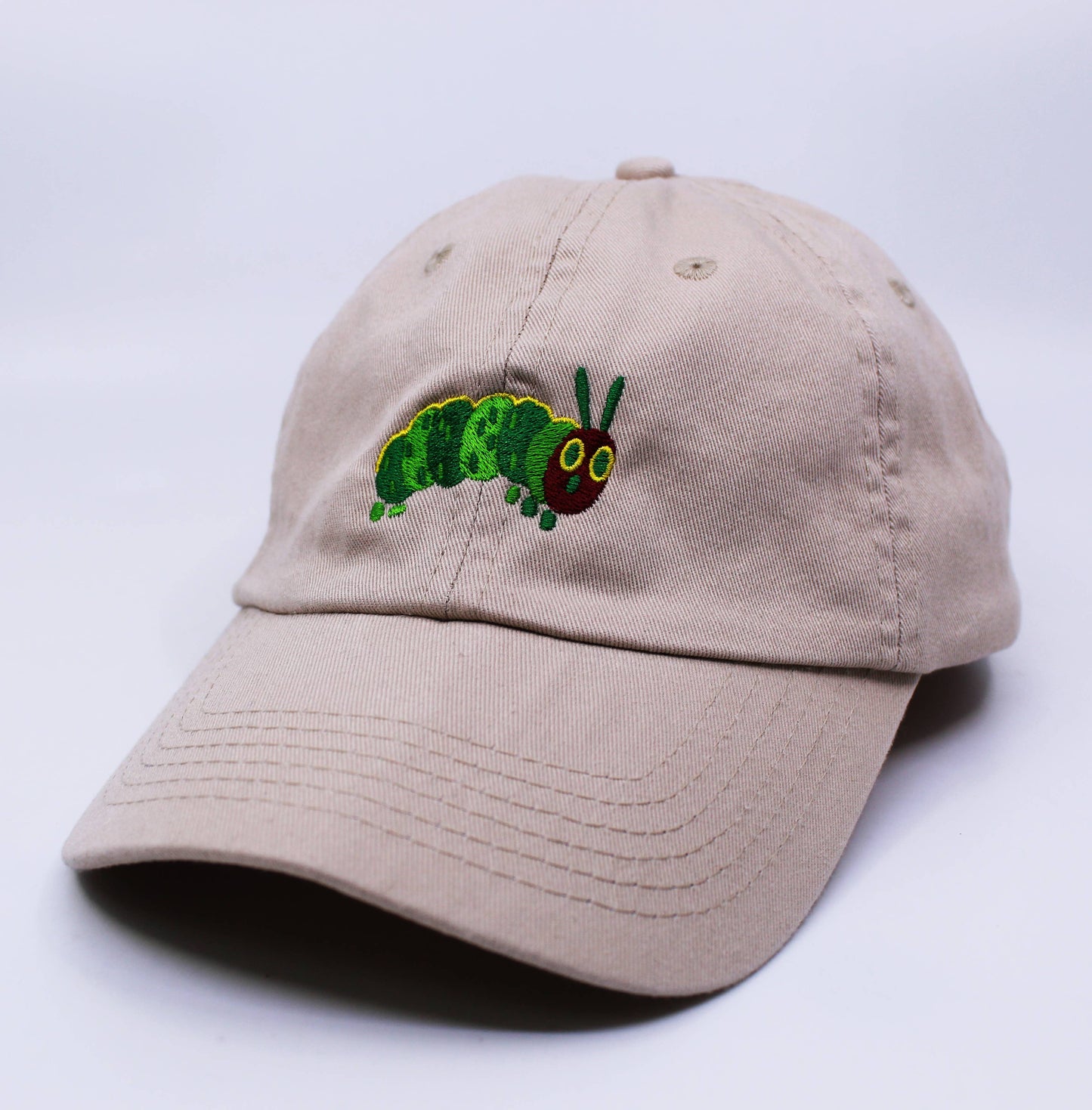 Caterpillar Embroidered Hat