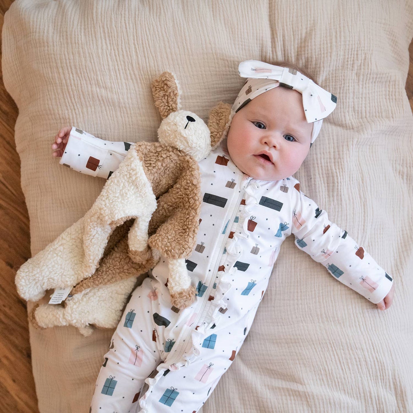 Organic SHERPA Lovey Baby Security Blankets (15 STYLES)