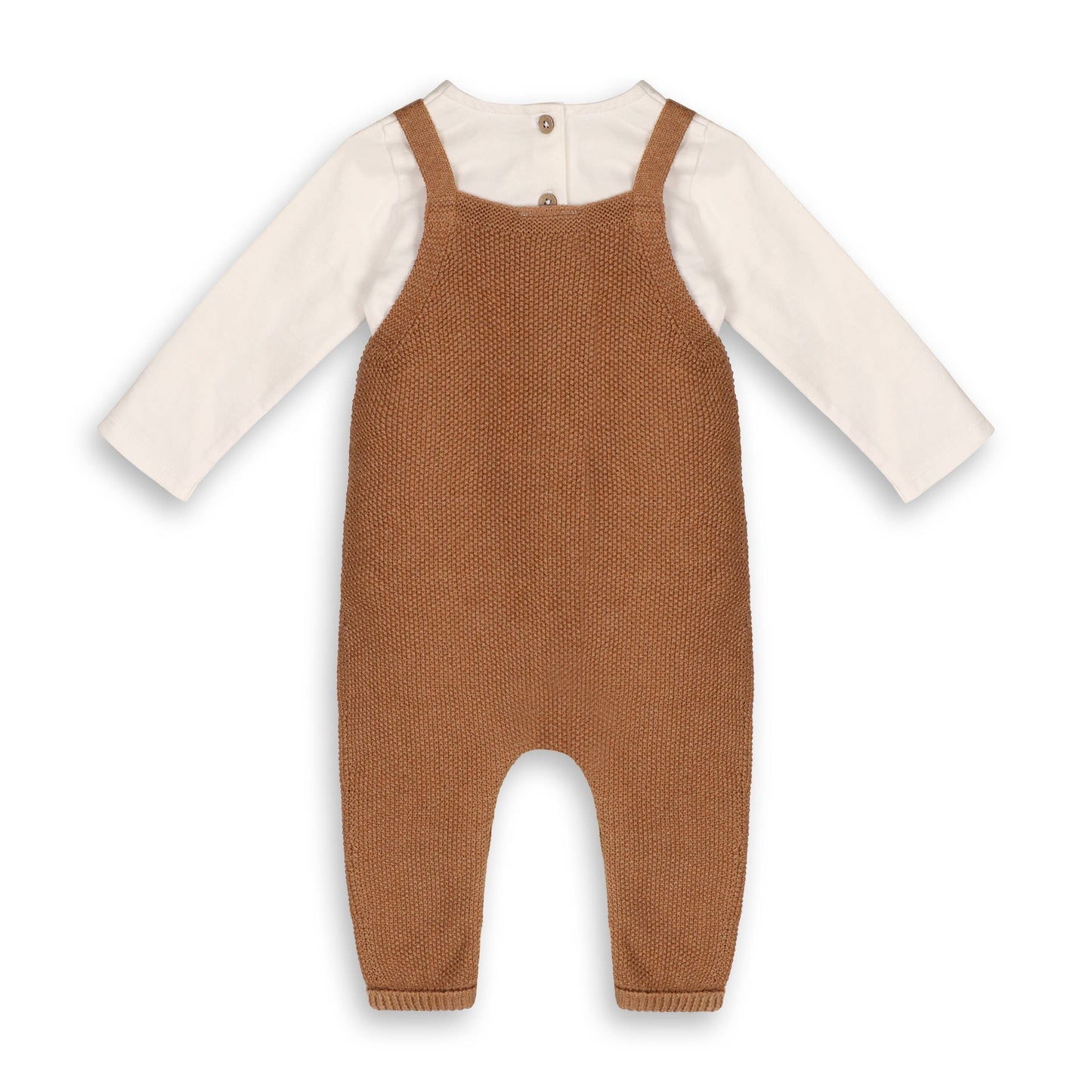 Chunky Sweater Knit Pocket Baby Overall & Bodysuit (Organic)