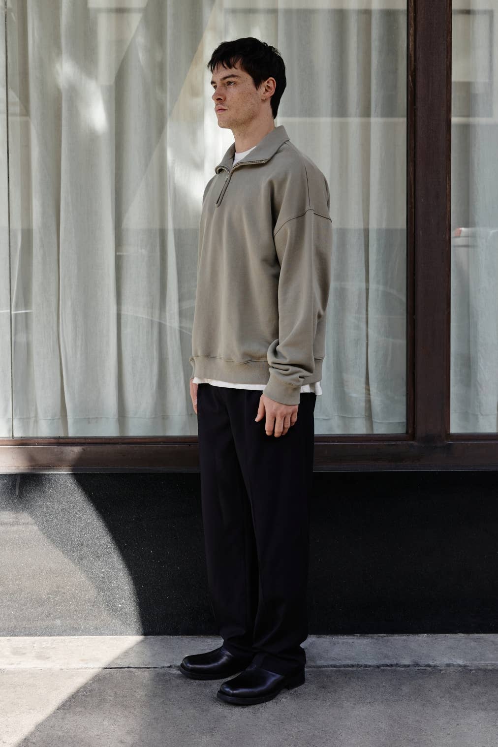 The Vince Sweater | Relaxed Quarter Zip Sweater