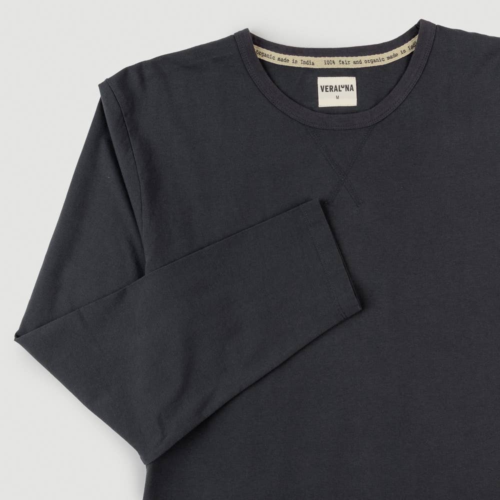 ORGANIC COTTON PAJAMA MAN HOOGHLY COAL