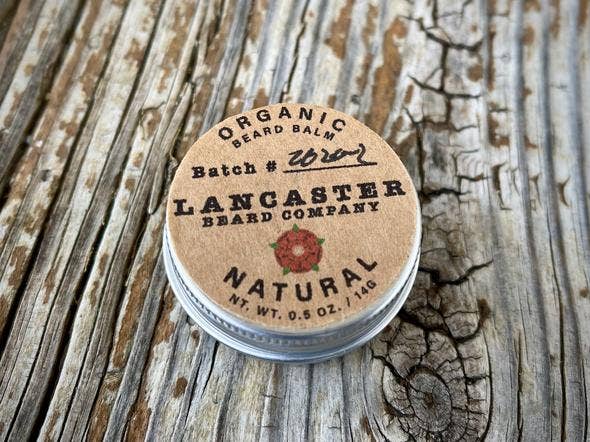 Natural (Unscented) Organic Beard Balm