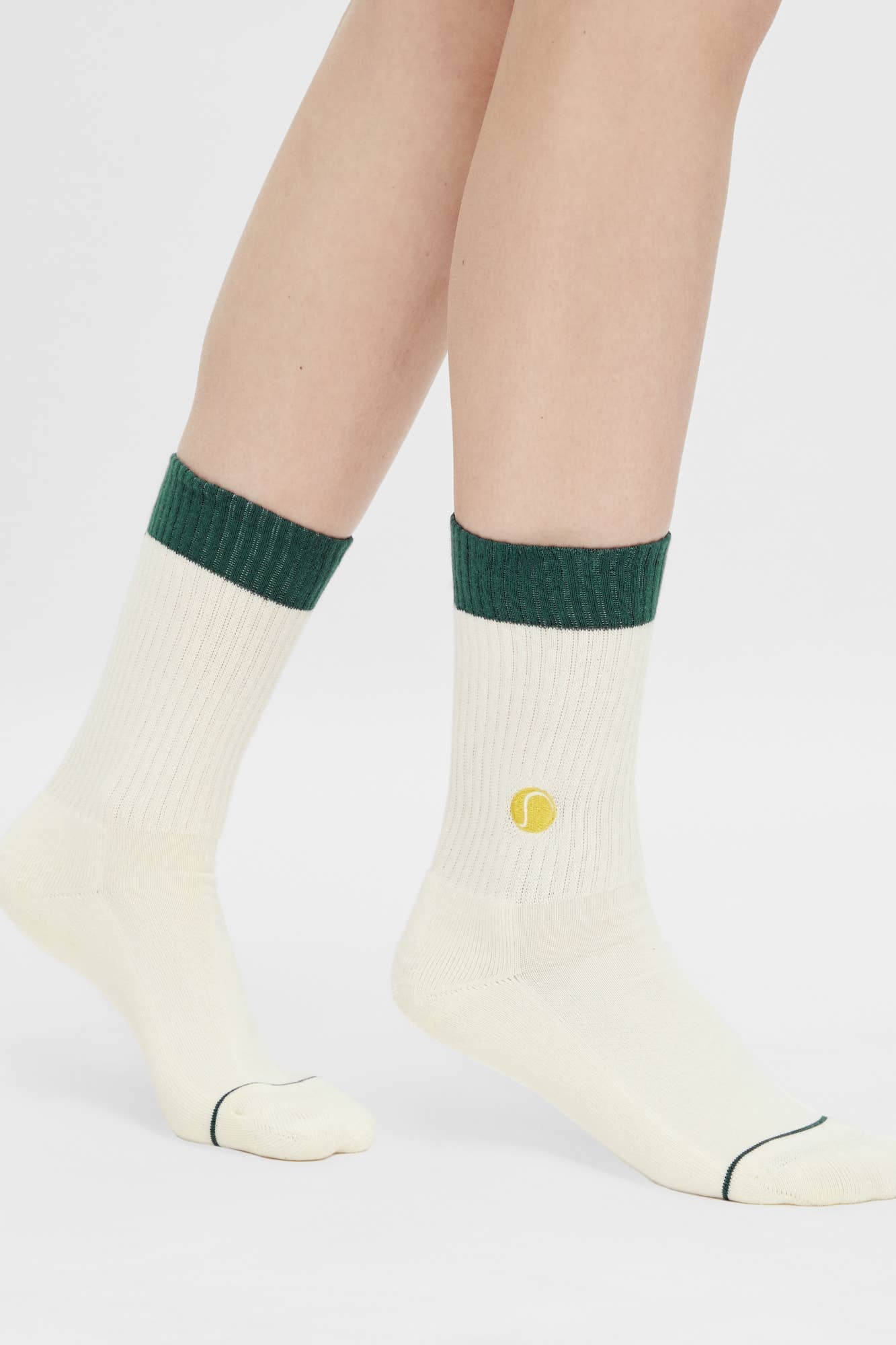 Match Point - Organic Crew Socks
