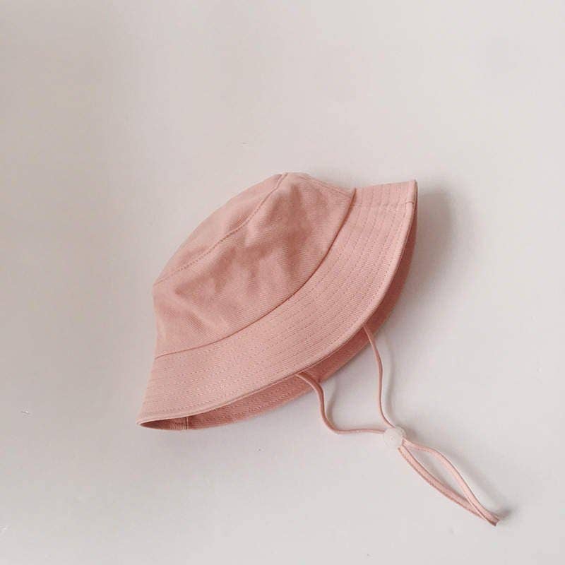 Linen Bucket Hat for Toddlers, Breathable Fisherman Sun Hat