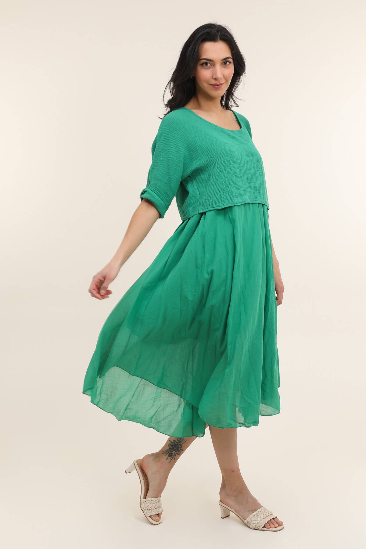 100% Cotton 2-Piece Dress