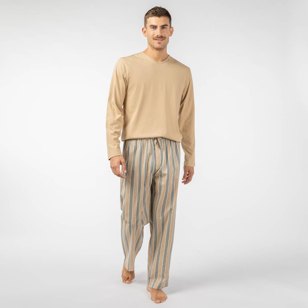 ORGANIC COTTON PAJAMA UVE STRIPES TIERRA FAIR TRADE