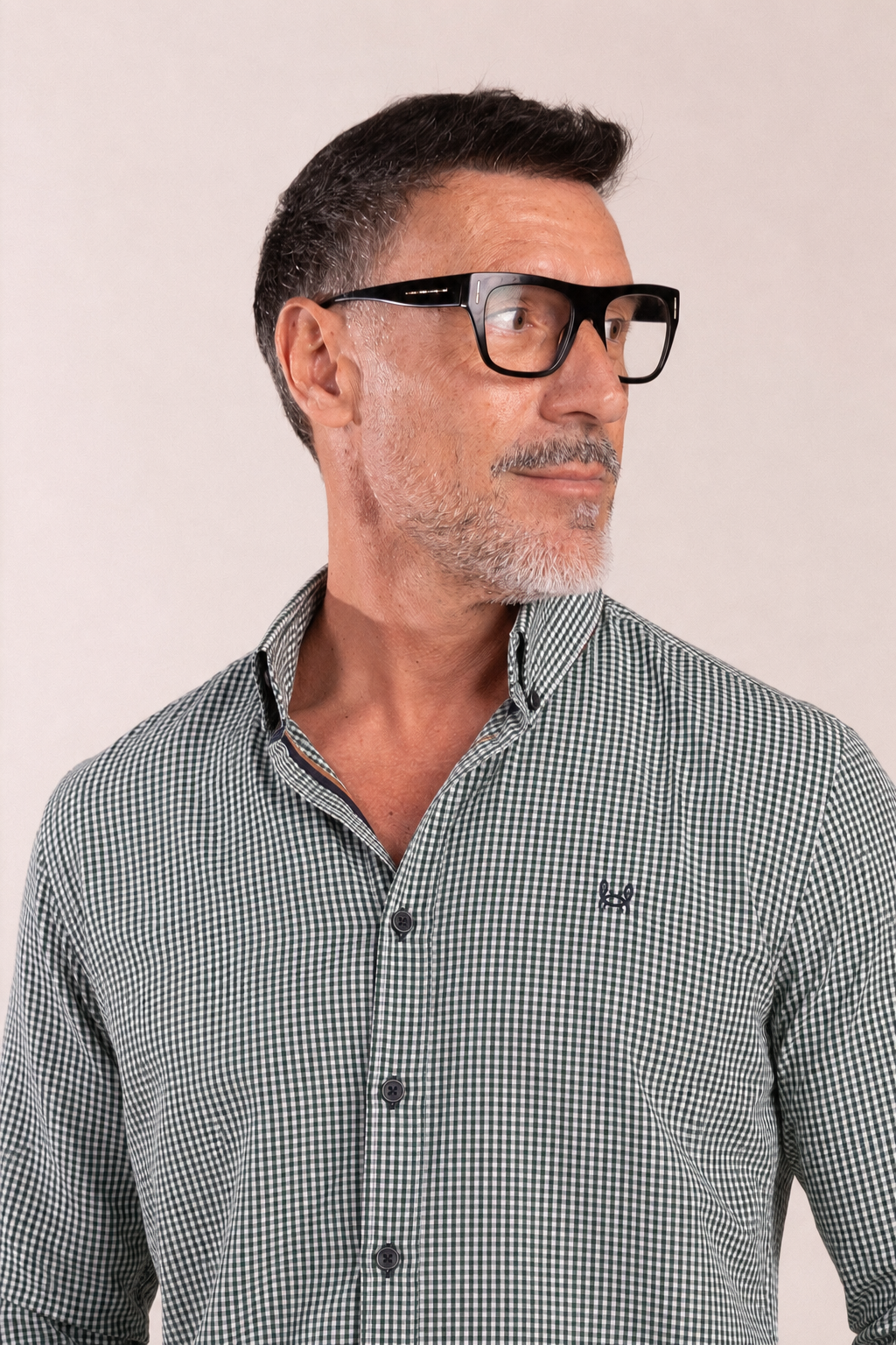 Green Mini Vichy Check Shirt