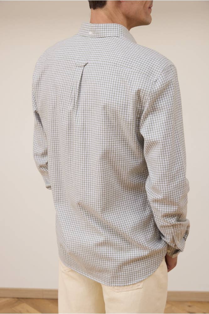 Honey Green Flannel Java Plaid Shirt