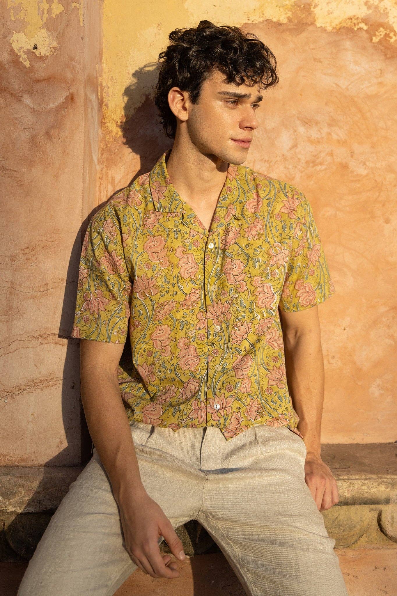 Kamal Handblock Printed Cotton Shirt