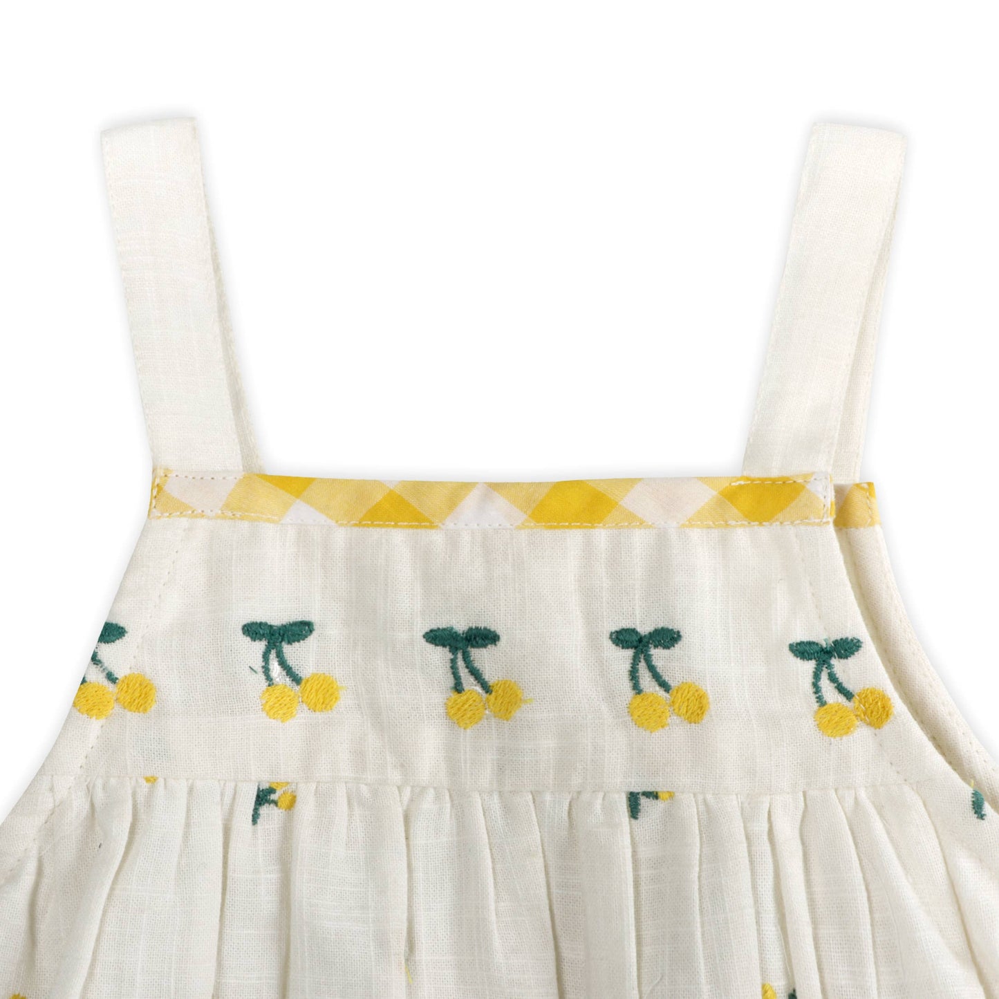 Lulu Embroidered Baby Dress + Bloomer (Organic)