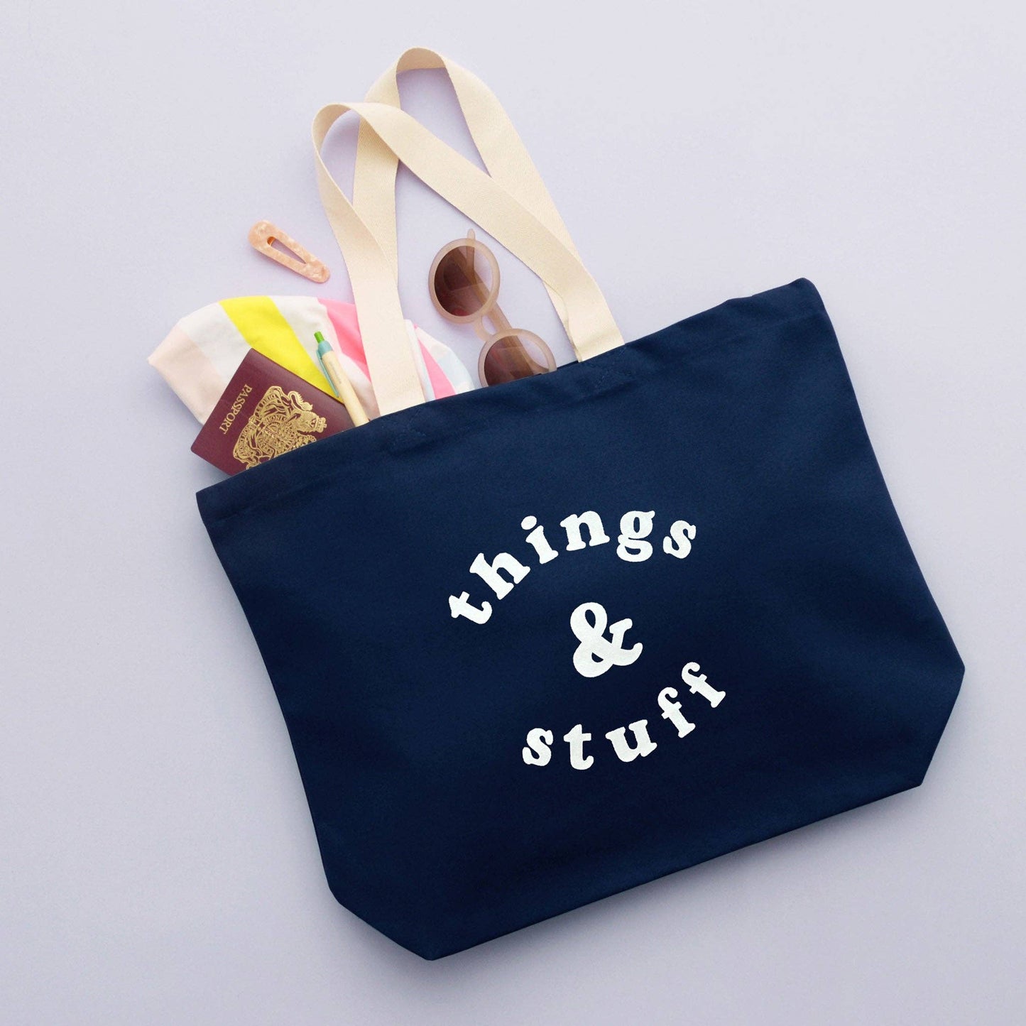 Things & Stuff - Canvas Tote Bag