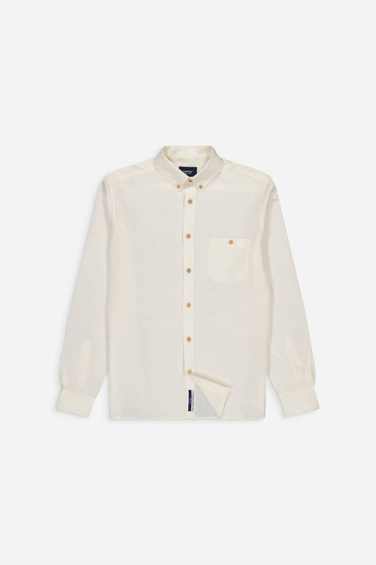 Eco-responsible Linen Cotton Ecru Shirt