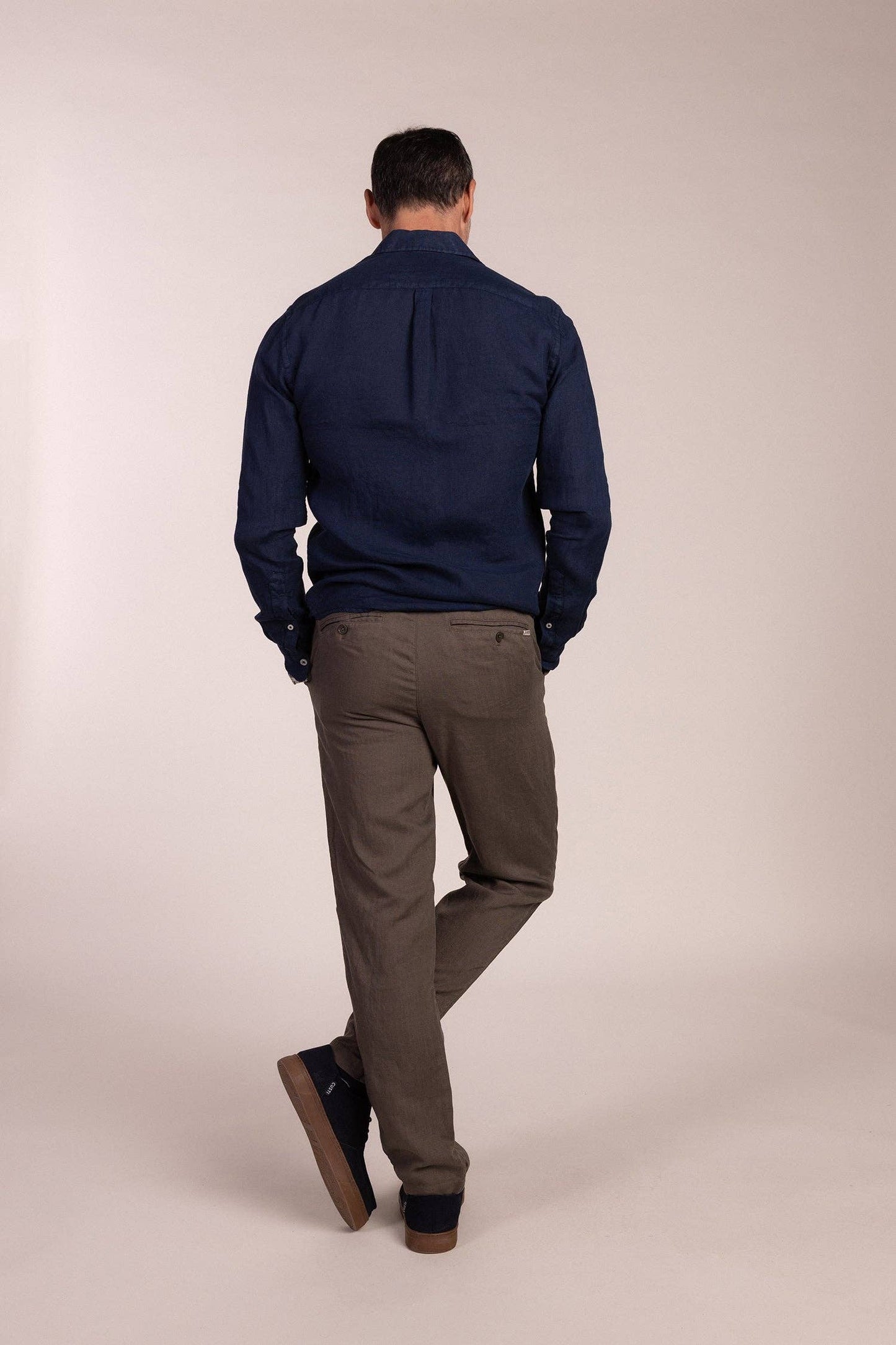Olive Linen Pants | Ibiza