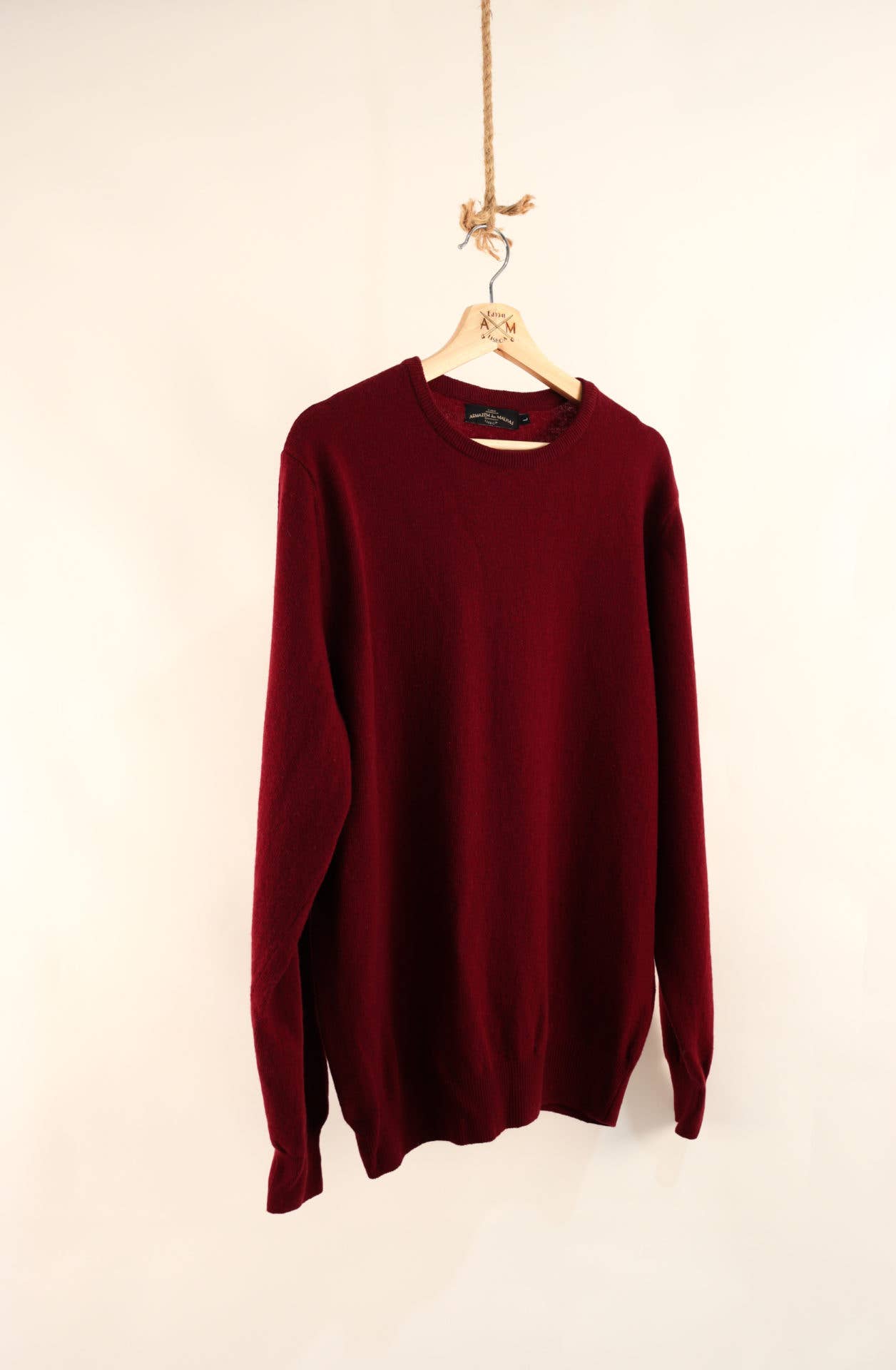 Lambswool Classic Sweater - Burgundy
