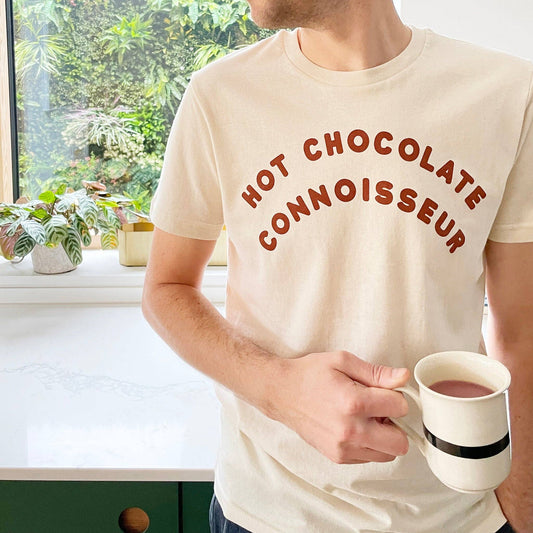 Hot Chocolate Connoisseur - Organic Fleck - Unisex T-Shirt