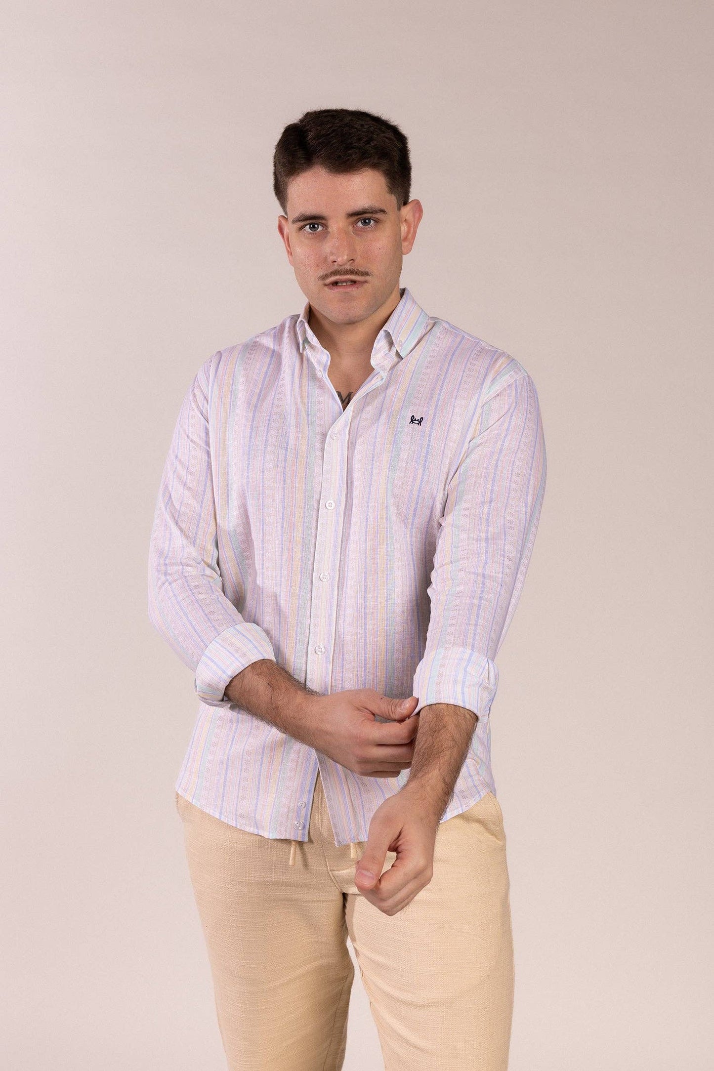 Ethnic Linen Shirt
