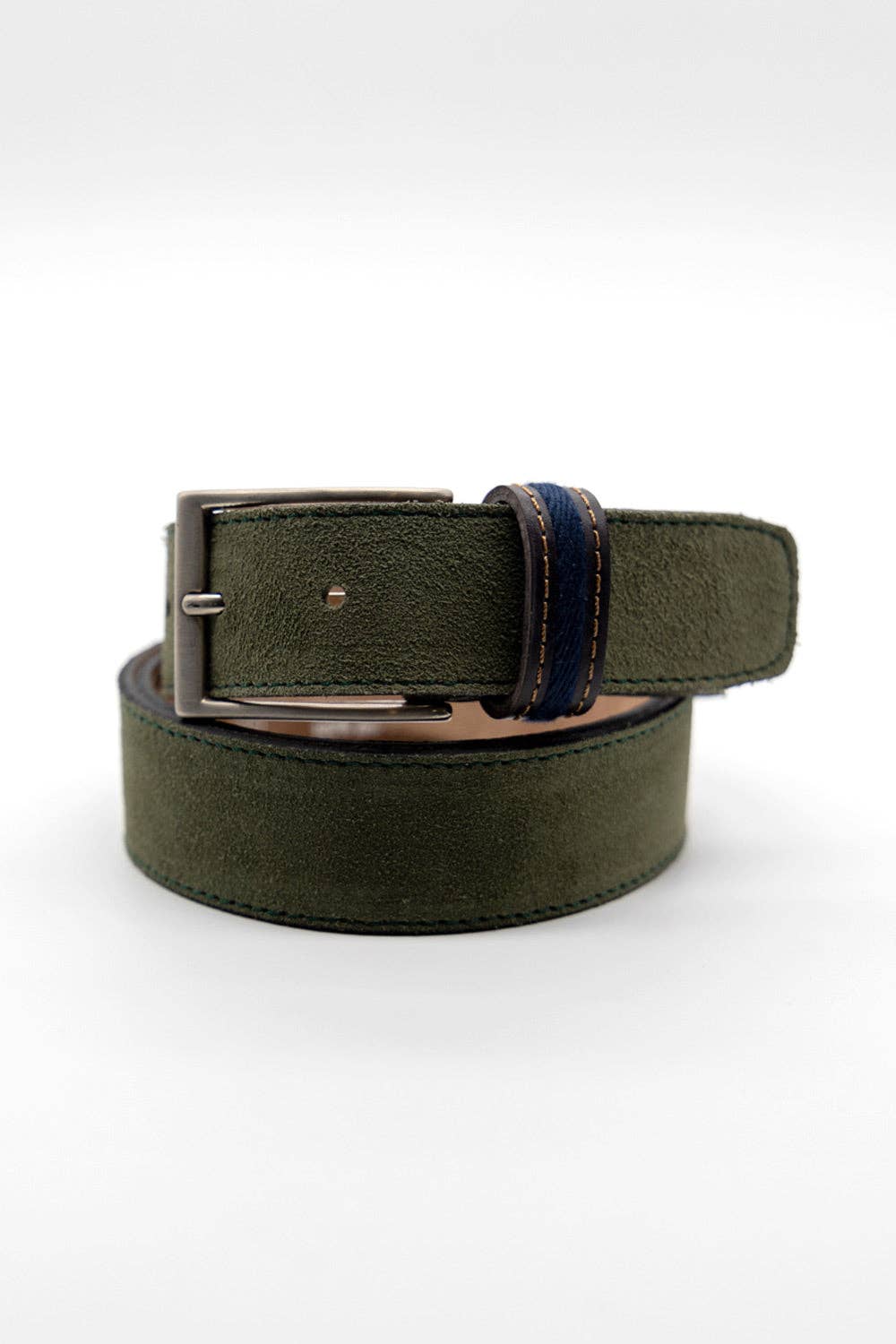 Khaki Leather Belt