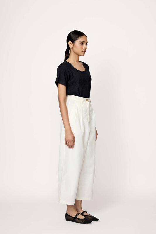 Boyfriend Pant - Ivory