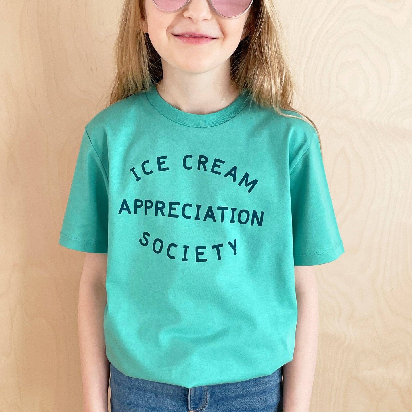 Ice Cream Appreciation Society - Kid's T-shirt - Tropical Turquoise