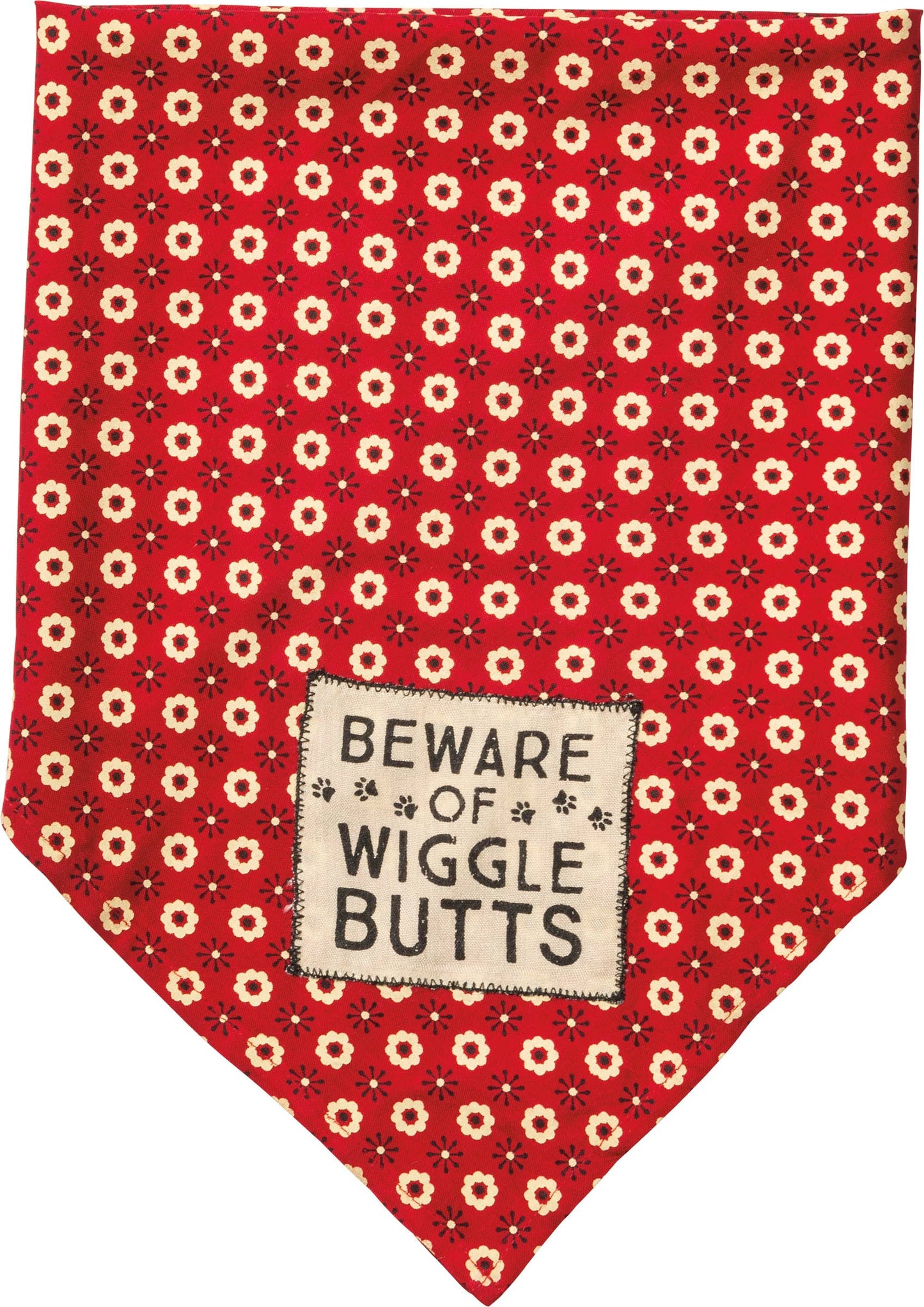 Beware Of Wigglebutts Pet Bandana Large