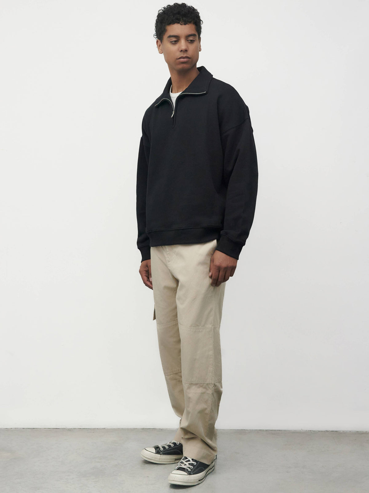 The Vince Sweater | Relaxed Quarter Zip Sweater