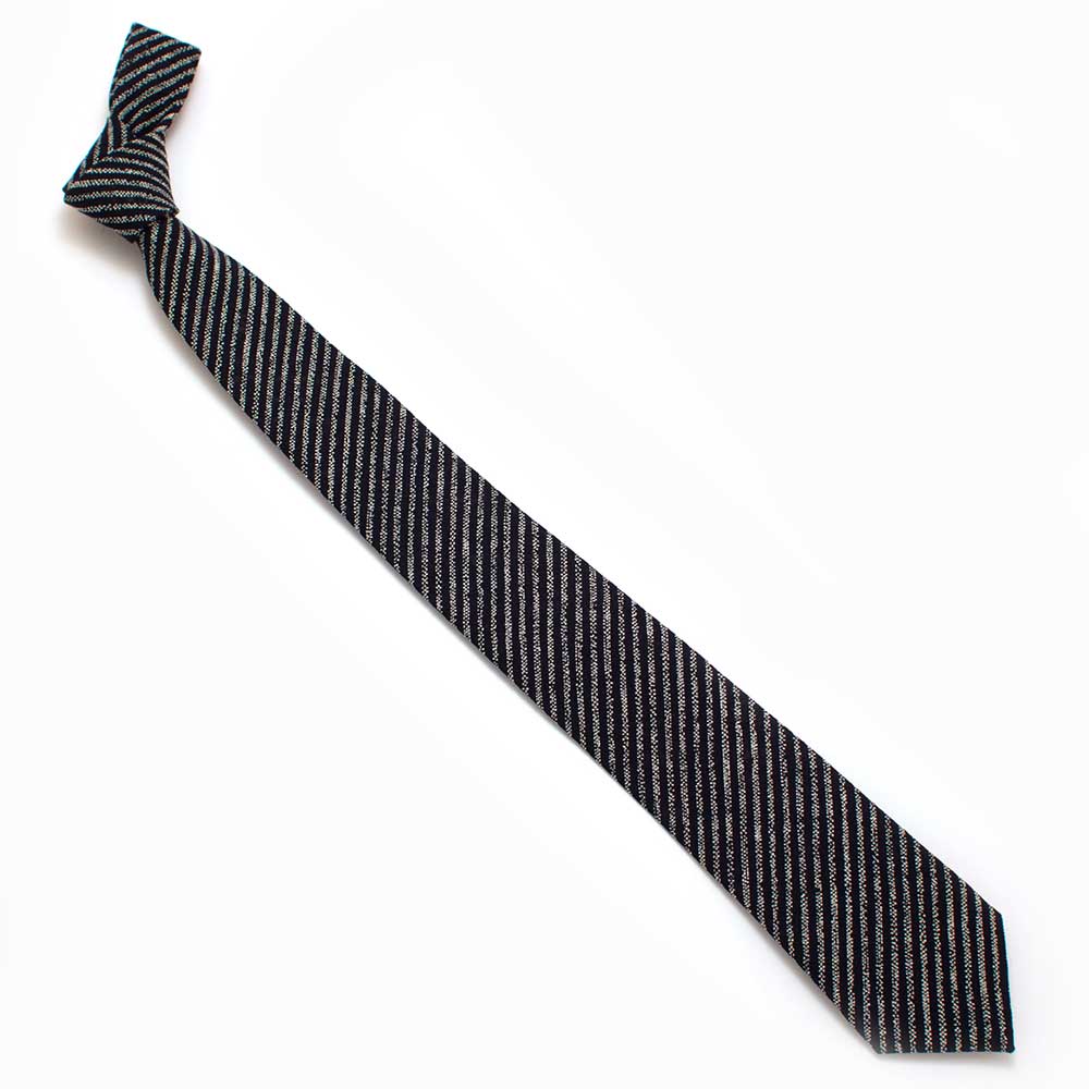 Indigo Chalk Stripe Necktie