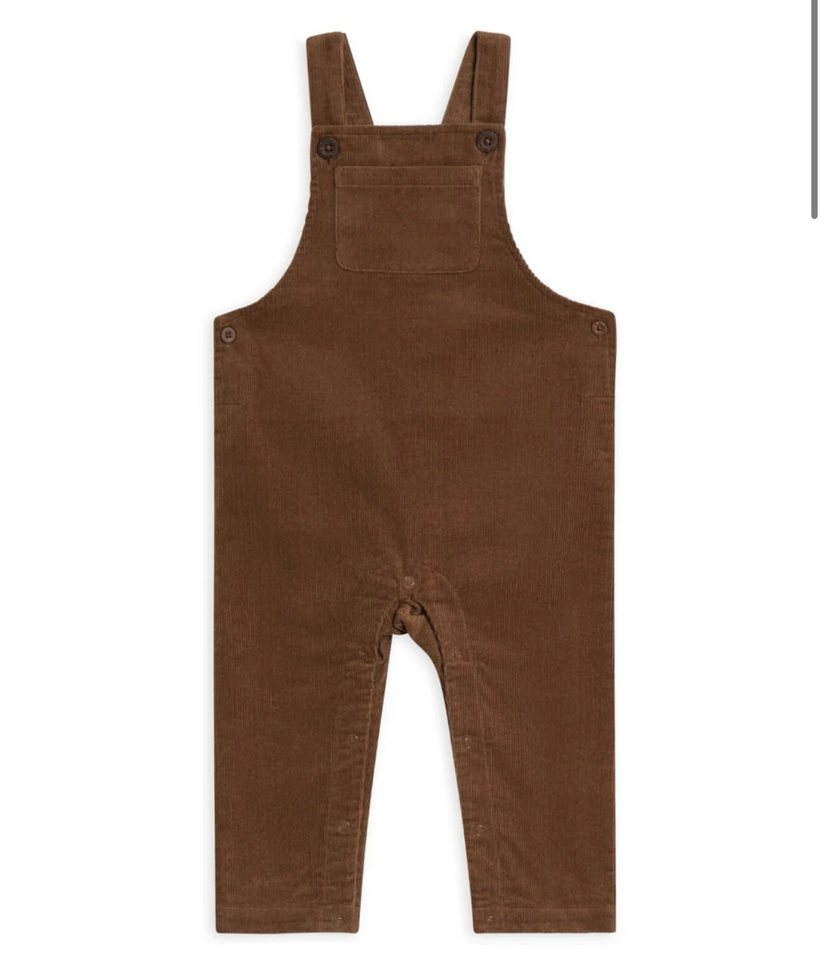 Remi Corduroy Overall - Sepia