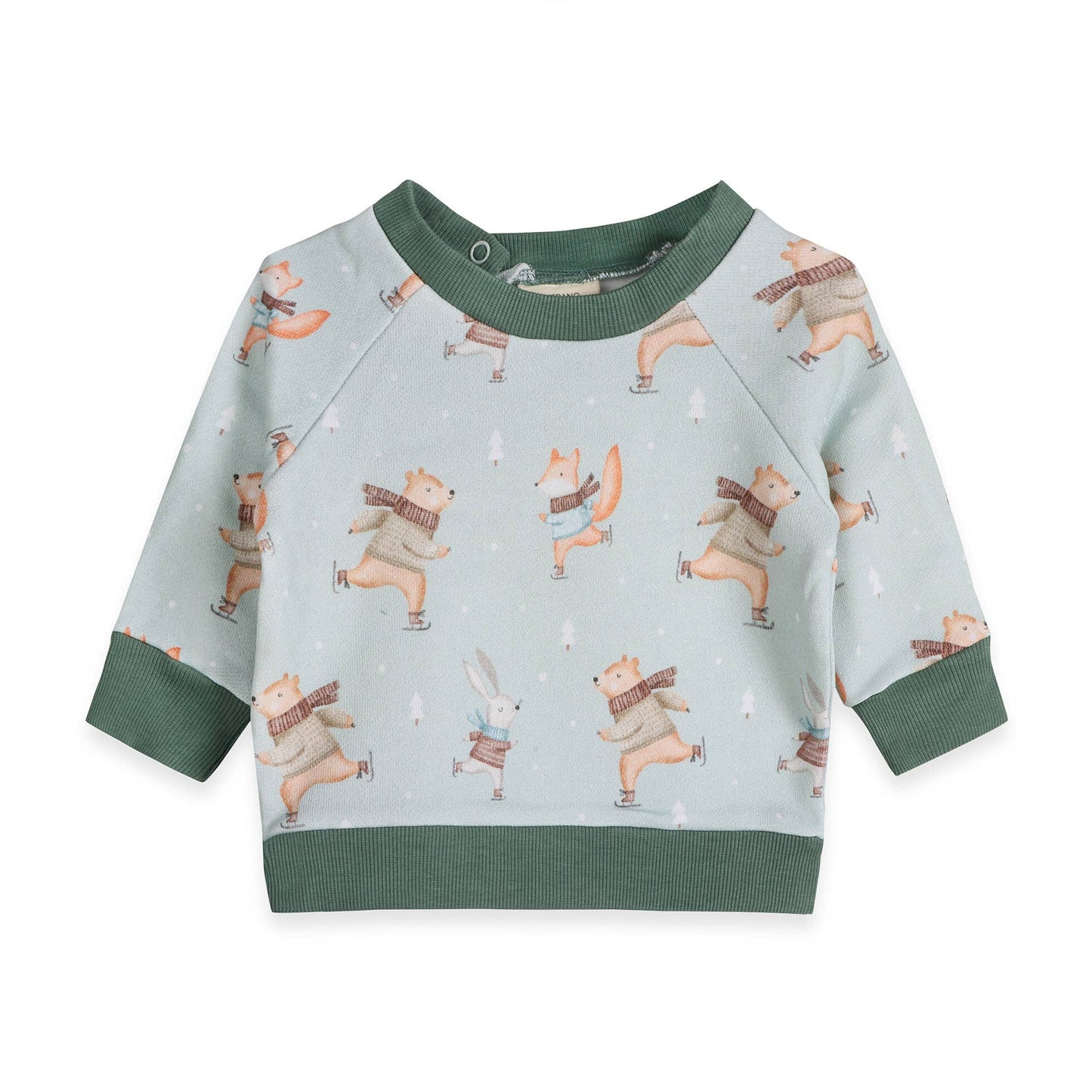 Ice Skaters Baby Sweatshirt & Pants Set (Organic Fleece)