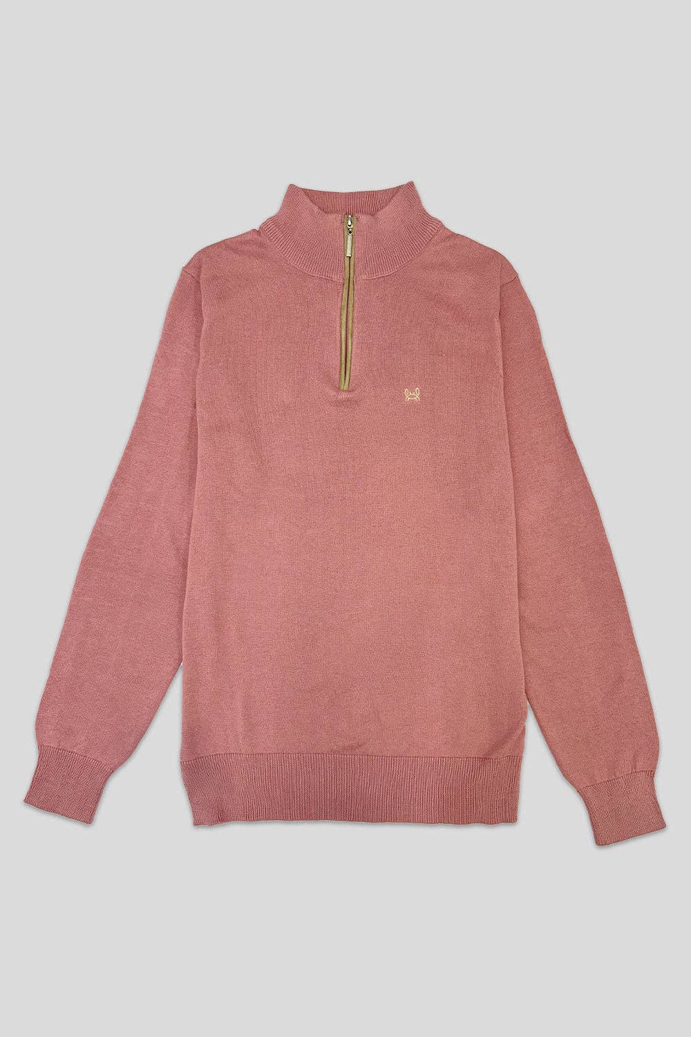 Half zip makeup sweater