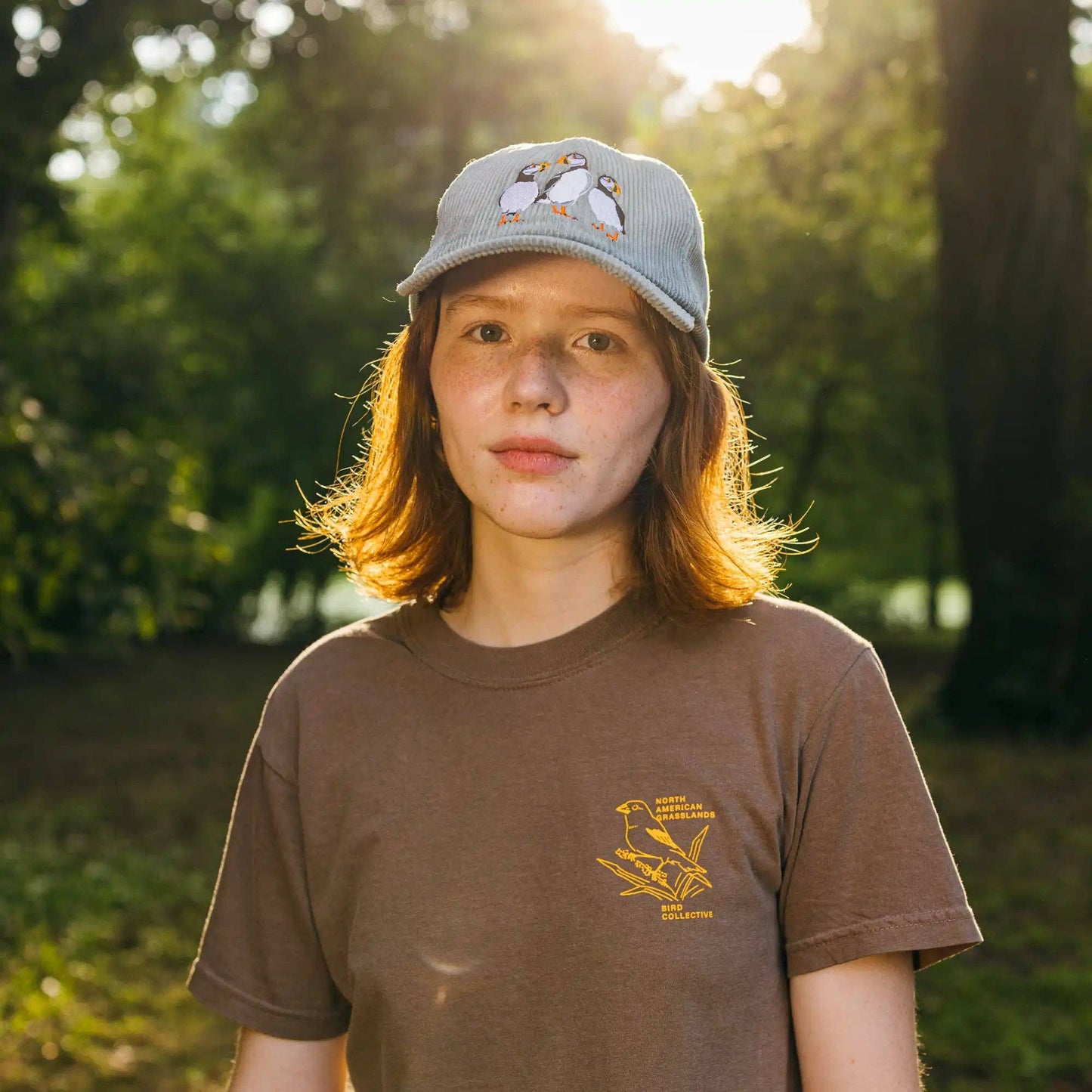 Atlantic Puffins Corduroy Hat