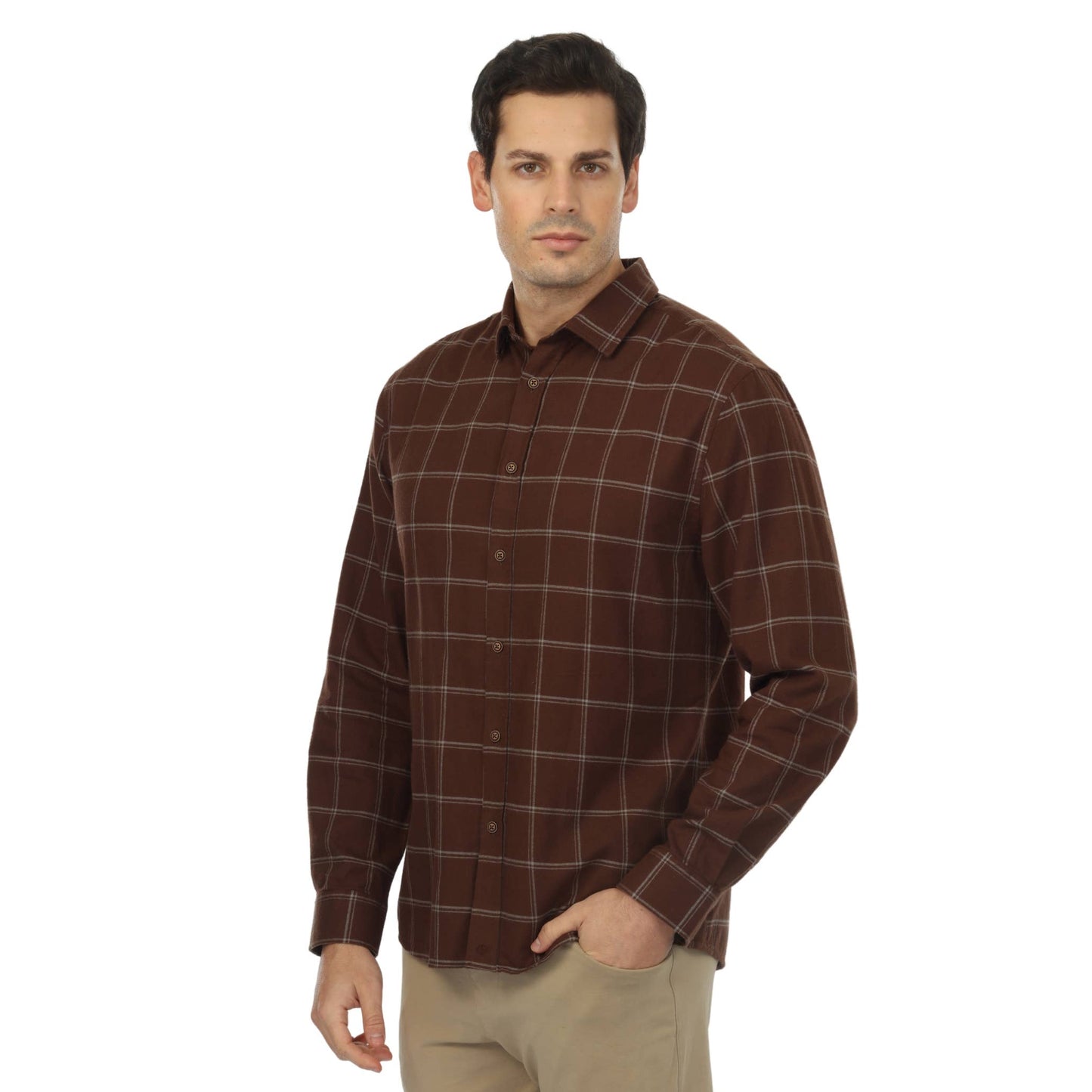 Teton Plaid Light Flannel Shirt