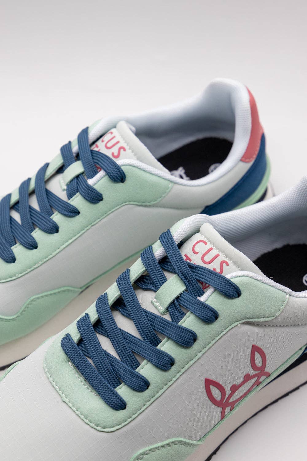 Green Multicolored Sneakers