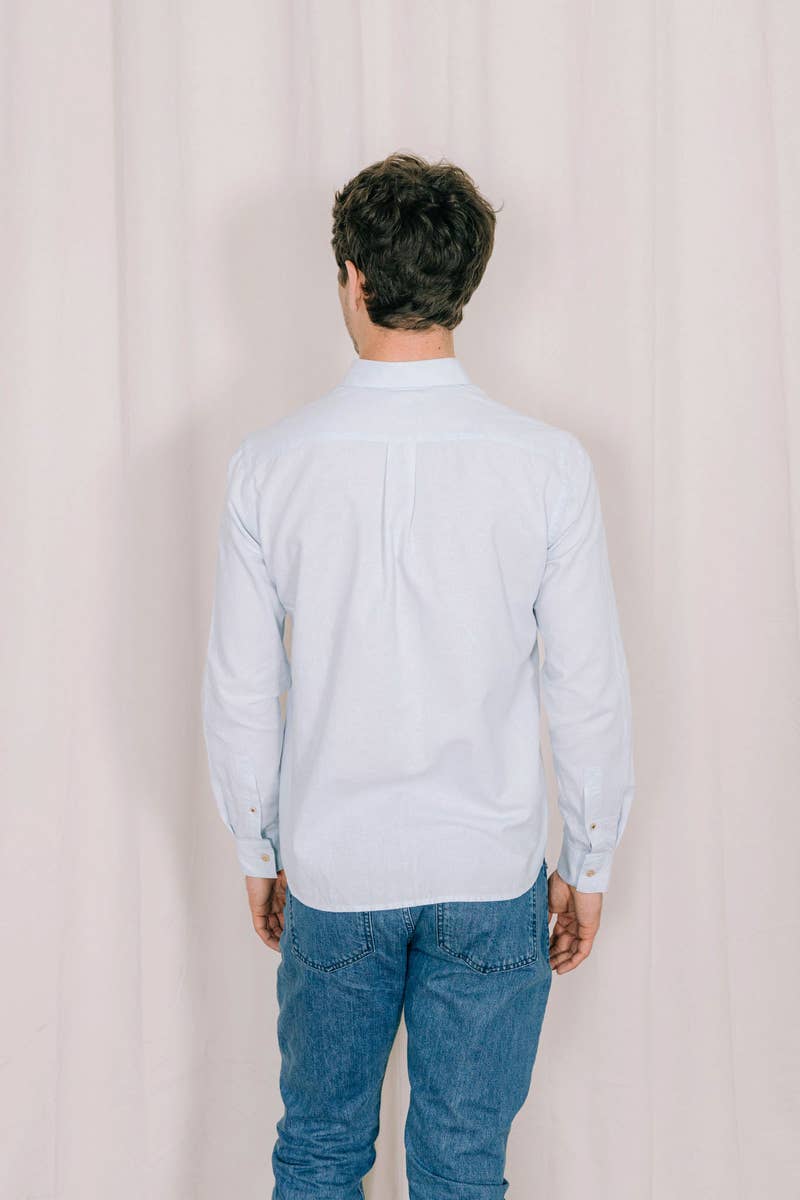 Amalfi powder blue shirt