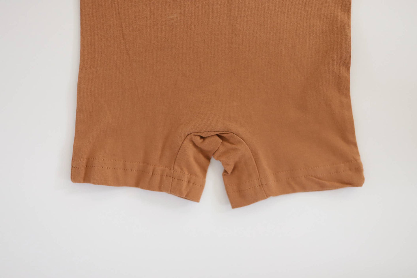 Toasted Nut Shortie Baby Romper, Baby Onepiece, Kids Clothes