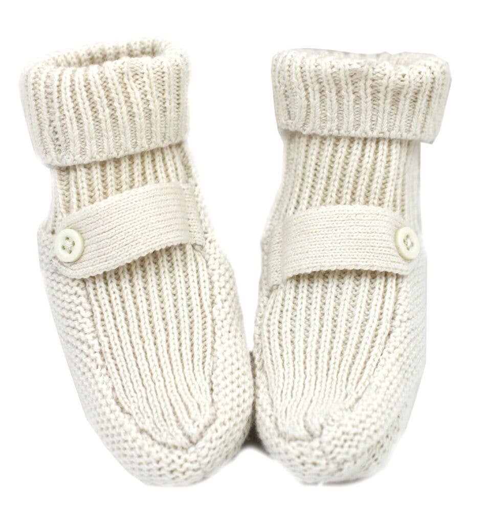 Milan Baby Booties Shoes Sweater Knit (Organic Cotton)