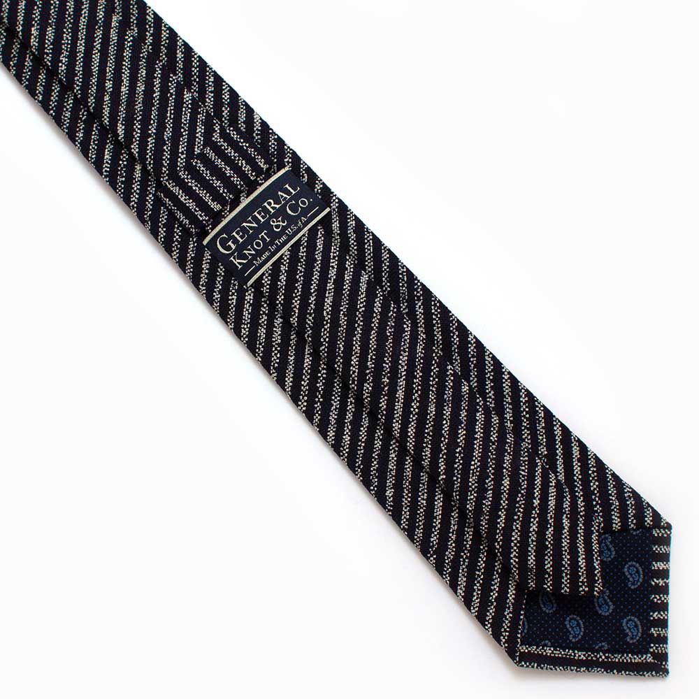 Indigo Chalk Stripe Necktie