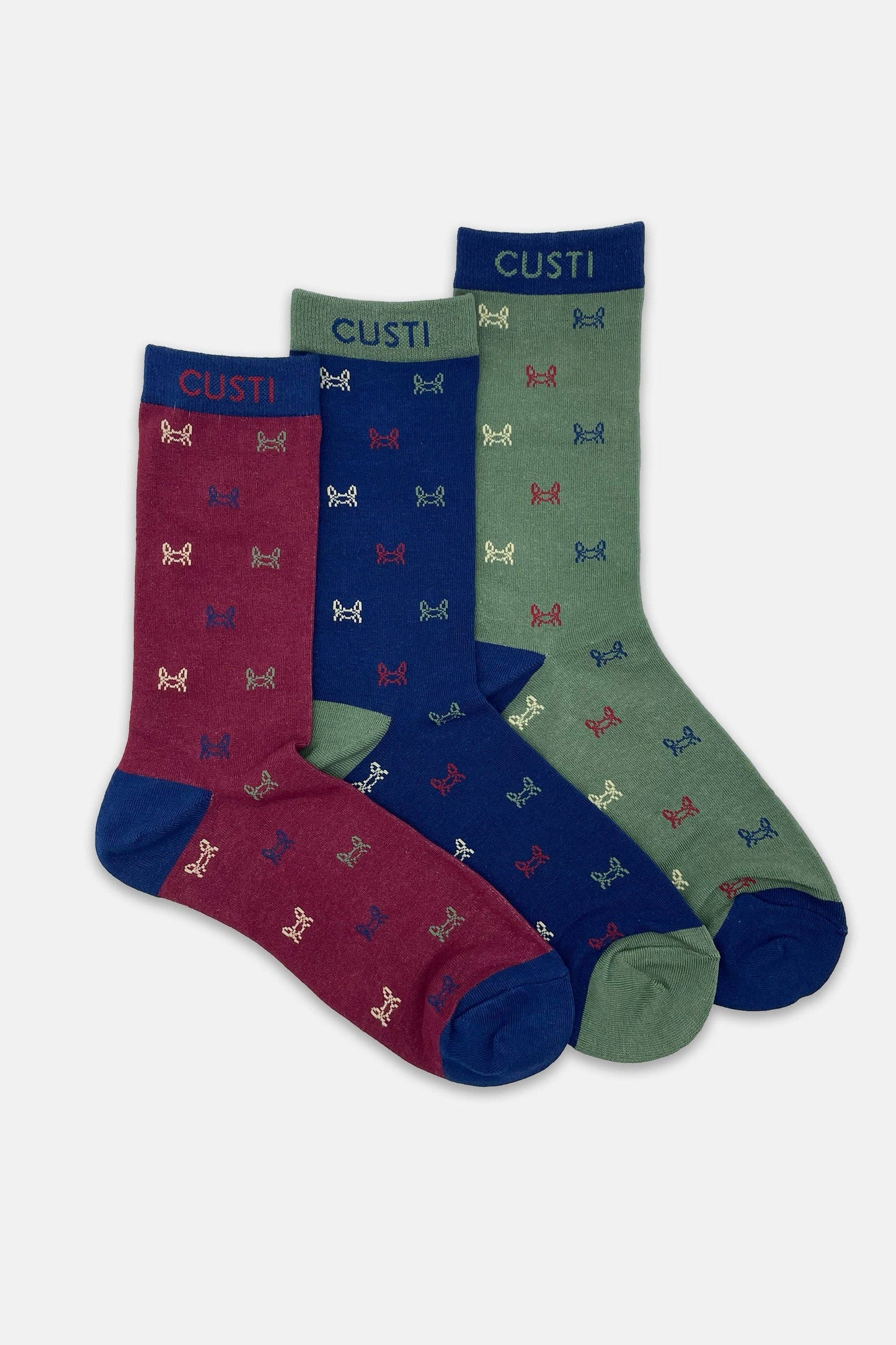 Multicolor Crab Socks