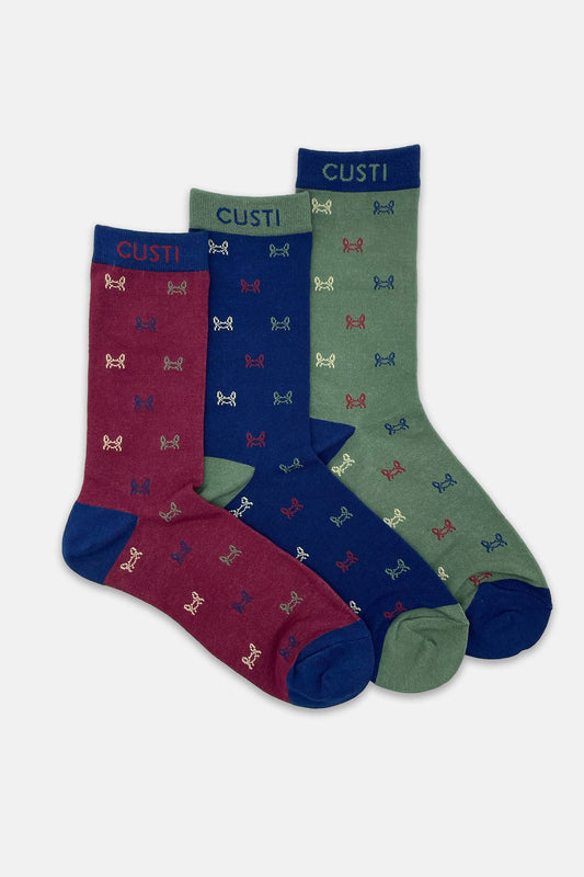 Multicolor Crab Socks