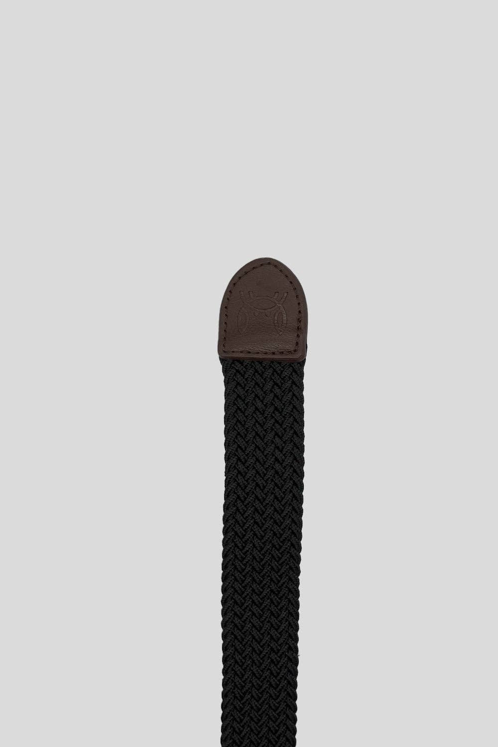 Black Braided Belt