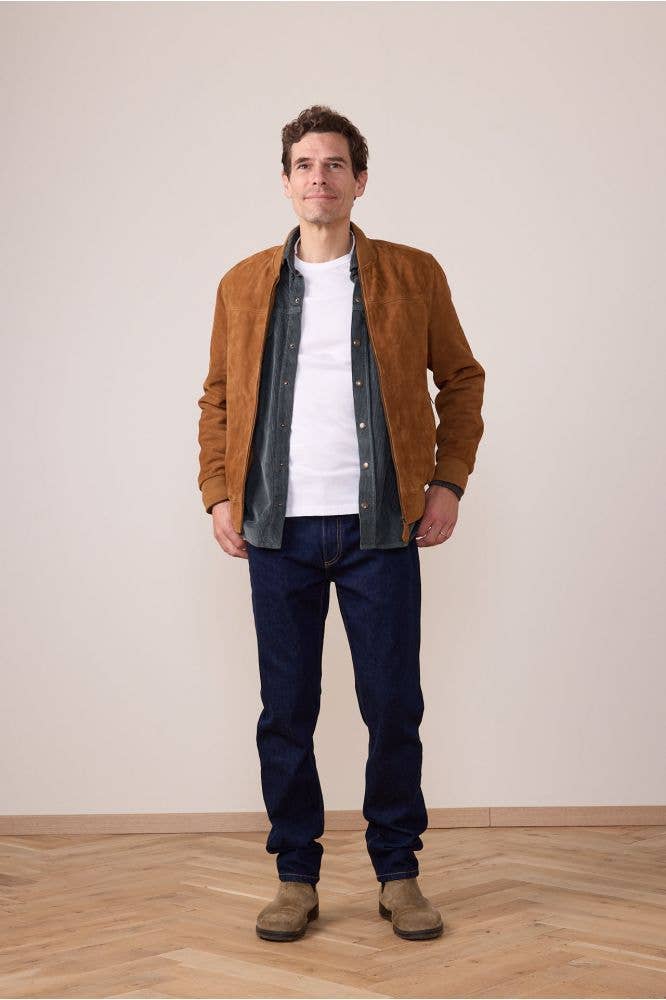 MAC Goat Suede Caramel Leather