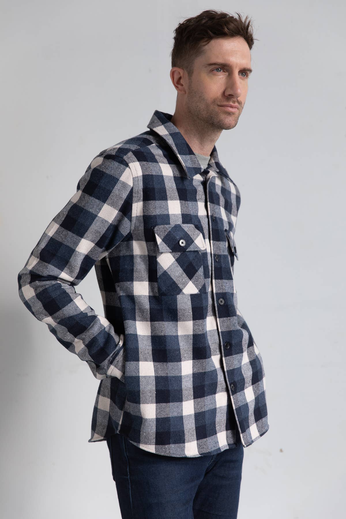 Indigo Frost Shacket