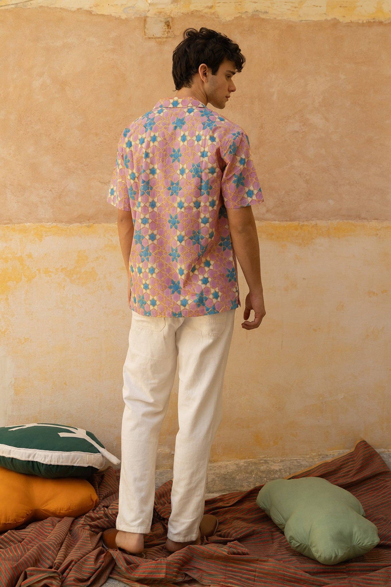 Starleaf Handblock Printed Cotton Shirt
