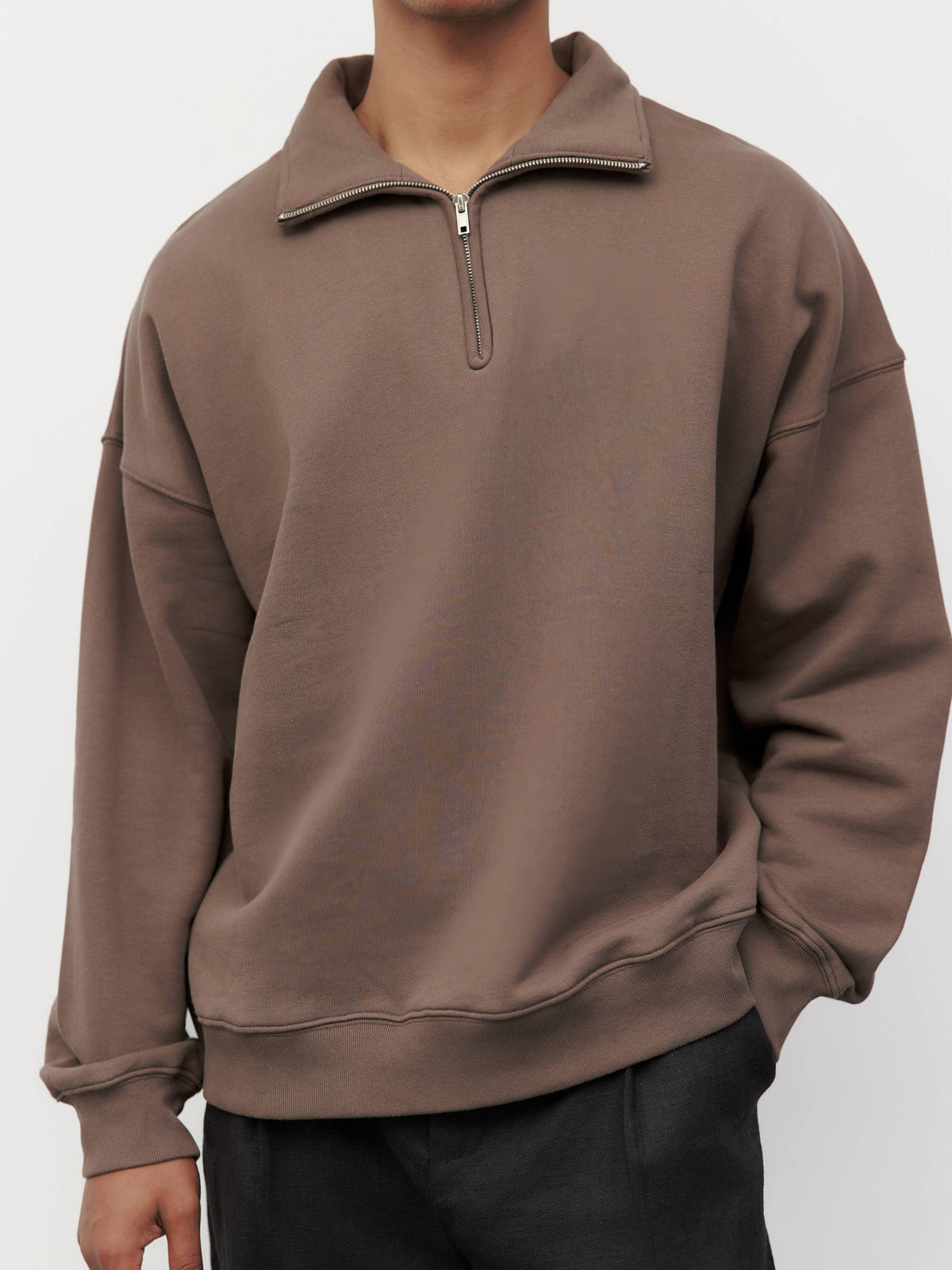 The Vince Sweater | Relaxed Quarter Zip Sweater