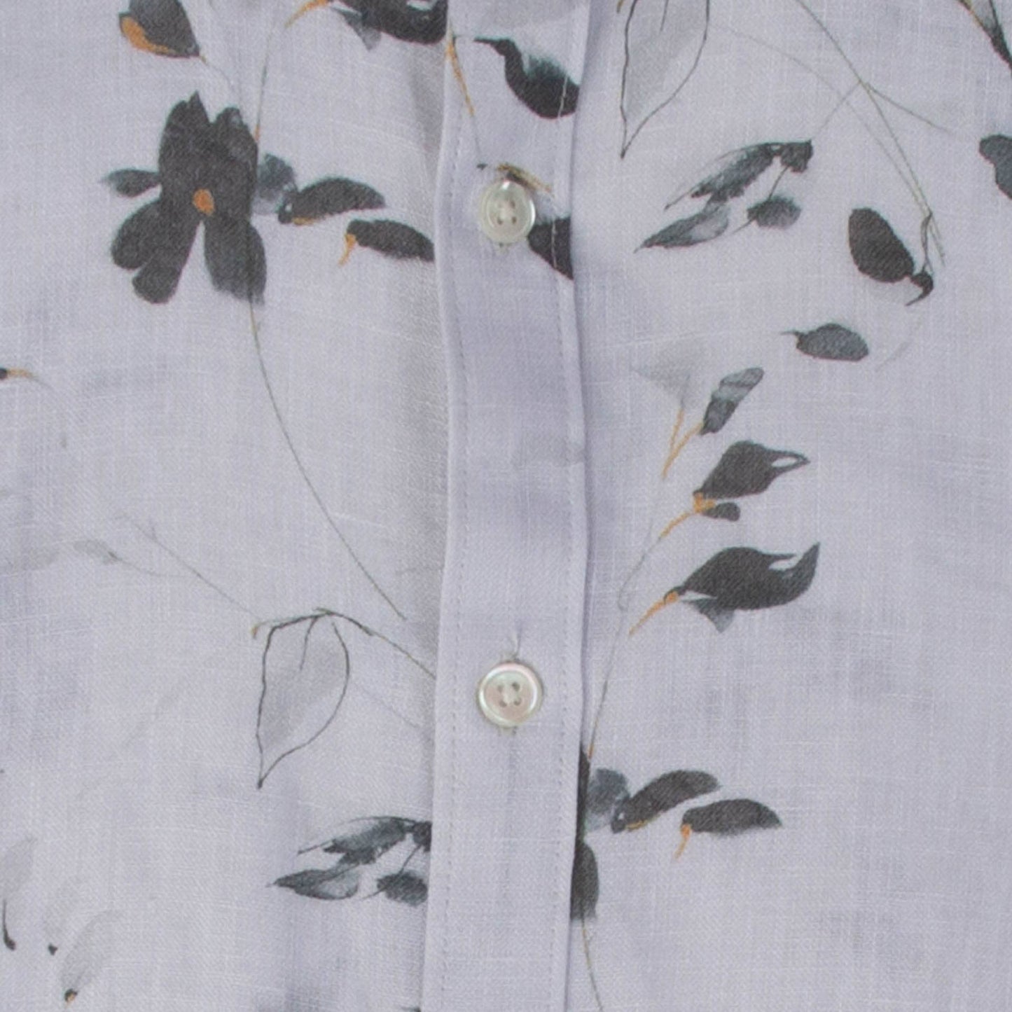 Black Vine Leaf Long Sleeve Shirt