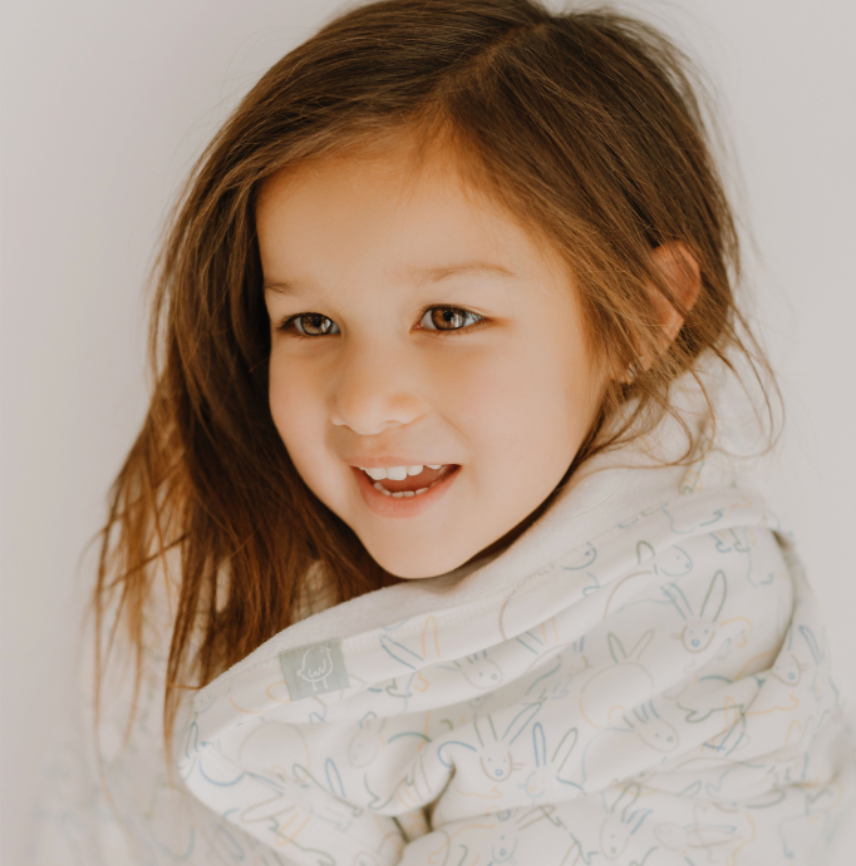 Easter swaddle blanket | bunnies baby
