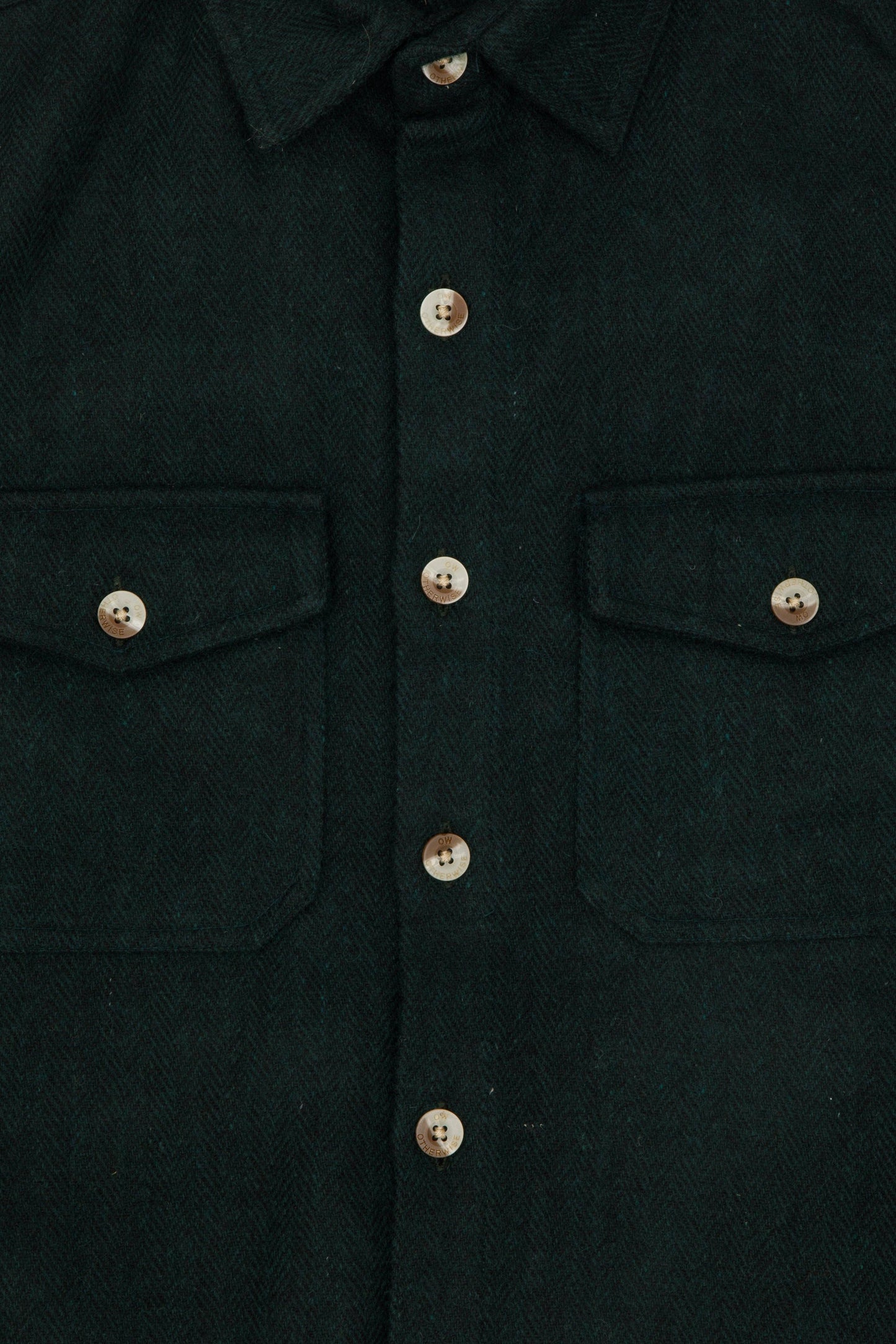 Camp Cotton Overshirt in Dark Green